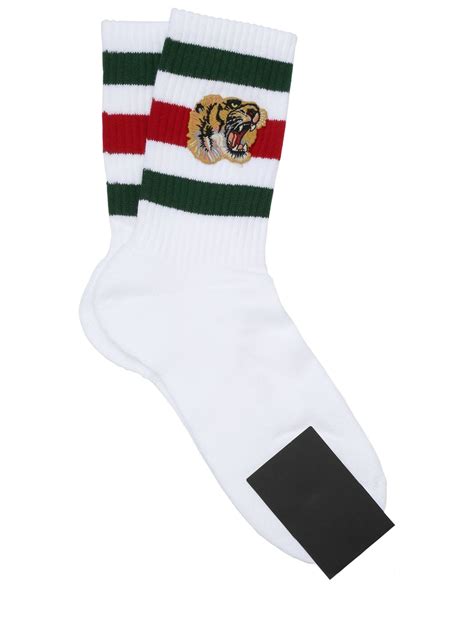 gucci tiger socks buy|embroidered tiger applique socks.